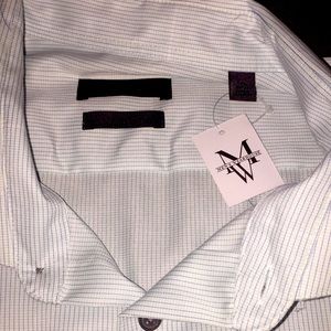 NWT Calvin Klein 18.5 36/37 Green Dress Shirt